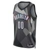 Dres Brooklyn Nets Prilagođeni Nike 2024-25 City Edition Sivo Swingman